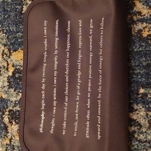 PHILOSOPHY MAKE UP BAG NWOT
